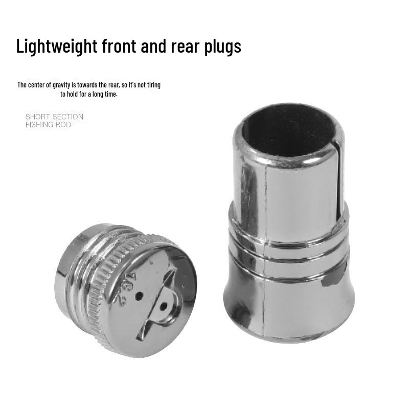 Portable Carbon Fiber Fishing Rod with Landing Net for All Waters