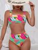 2023 Summer Women's Multi-color High-waist Sexy Bikini Swimsuit
