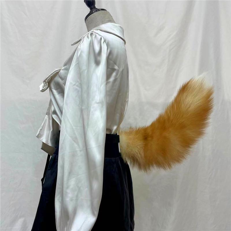 DIY liščí ocas jako rekvizita pro cosplay: Škádátko pro kočky, Dekorace na pas, Styling srsti