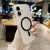 Translucent Matte Magnetic Phone Case for iPhone 16 15 14 13 Pro Max Wireless Charge Soft Shockproof Cover