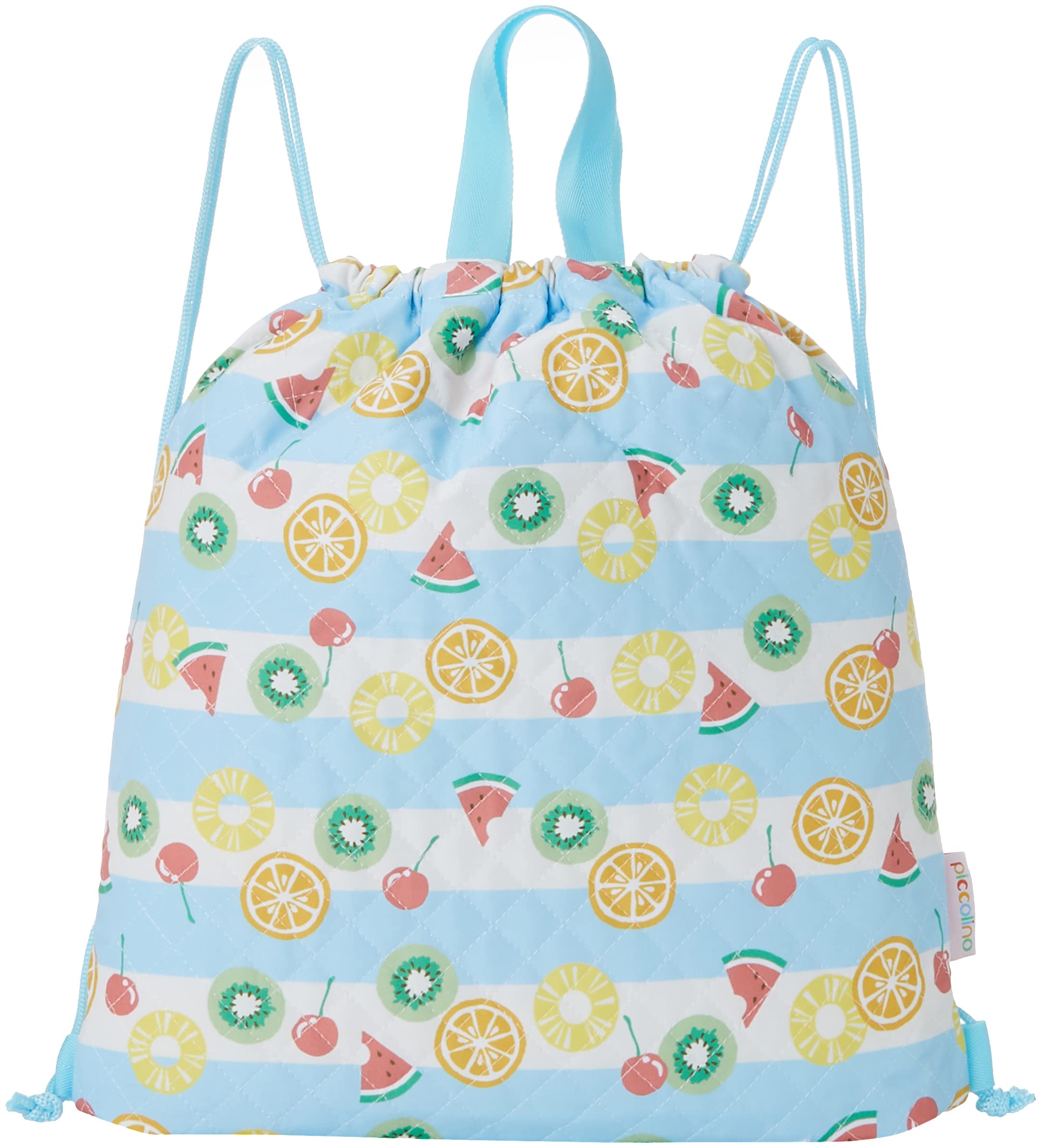

Marushin Piccolino Many Fruits Gym Bag for Perfect for and Elementary Quilted 0165014000 Bag/Knapsack/Drawstring Girls, Preschool, Kindergarten,