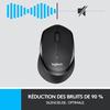 Souris - Sans fil - Logitech - M330 Silent Plus - Noir - Silencieuse