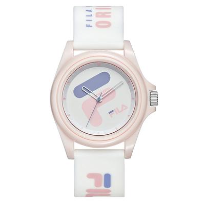 6113 Series Quartz Watch Silicone Strap White Dial 30M Water Resistant Sport Trend Couple Watch Women Watches FLM38-6113-025
