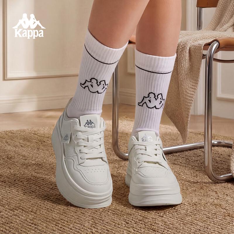 Kappa Women's Classic White Platform Sneakers