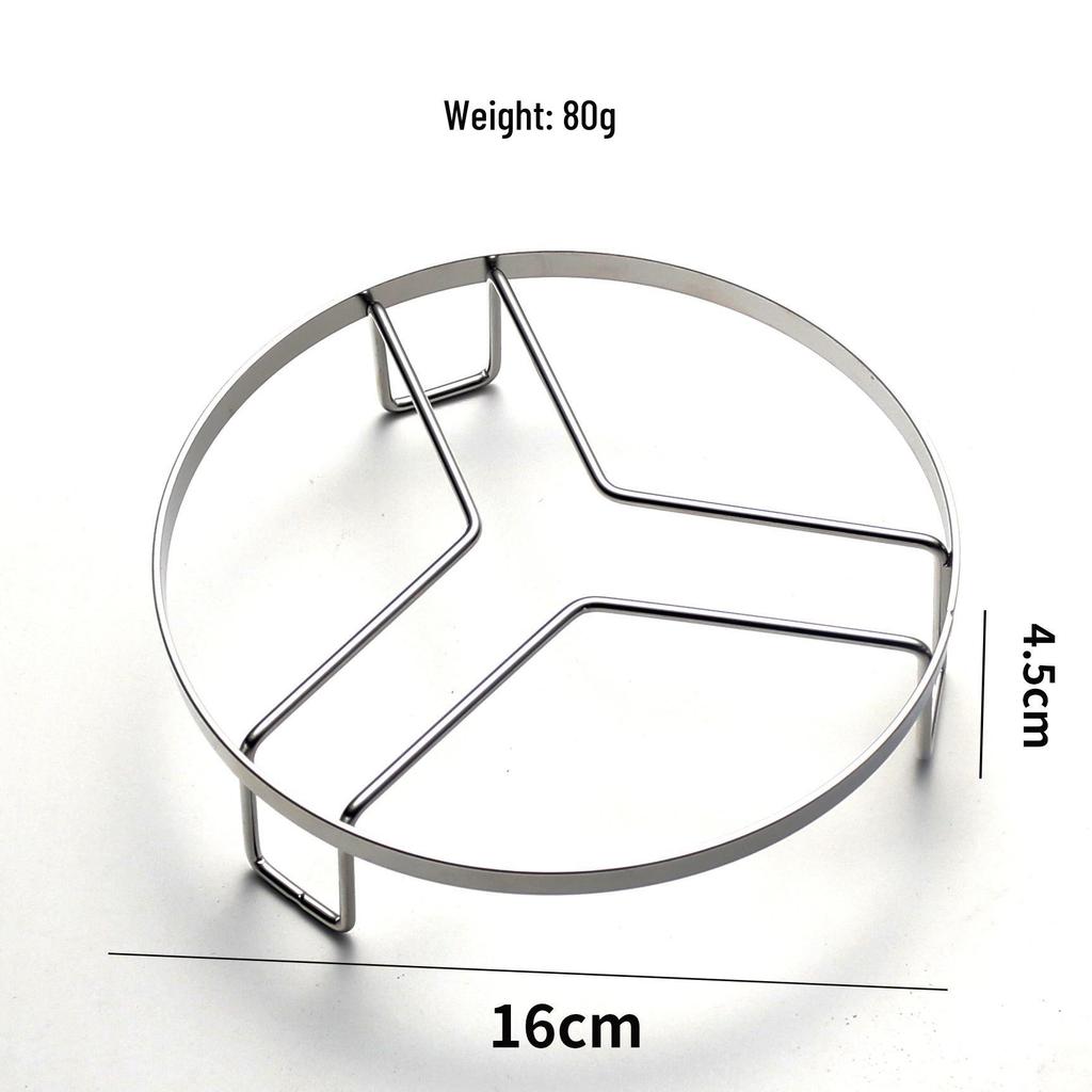 Stainless Steel Multi-Functional Steamer Rack - Food Grade Steaming Plate for Eggs and Vegetables
