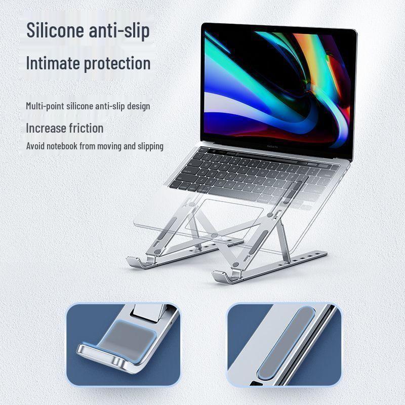 Portable Adjustable Laptop & Phone Stand with Heat Dissipation