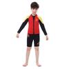 Children's 2.5MM Split Thermal Diving Suit Men Girls Long-sleeved Shorts Surfing Jellyfish R026