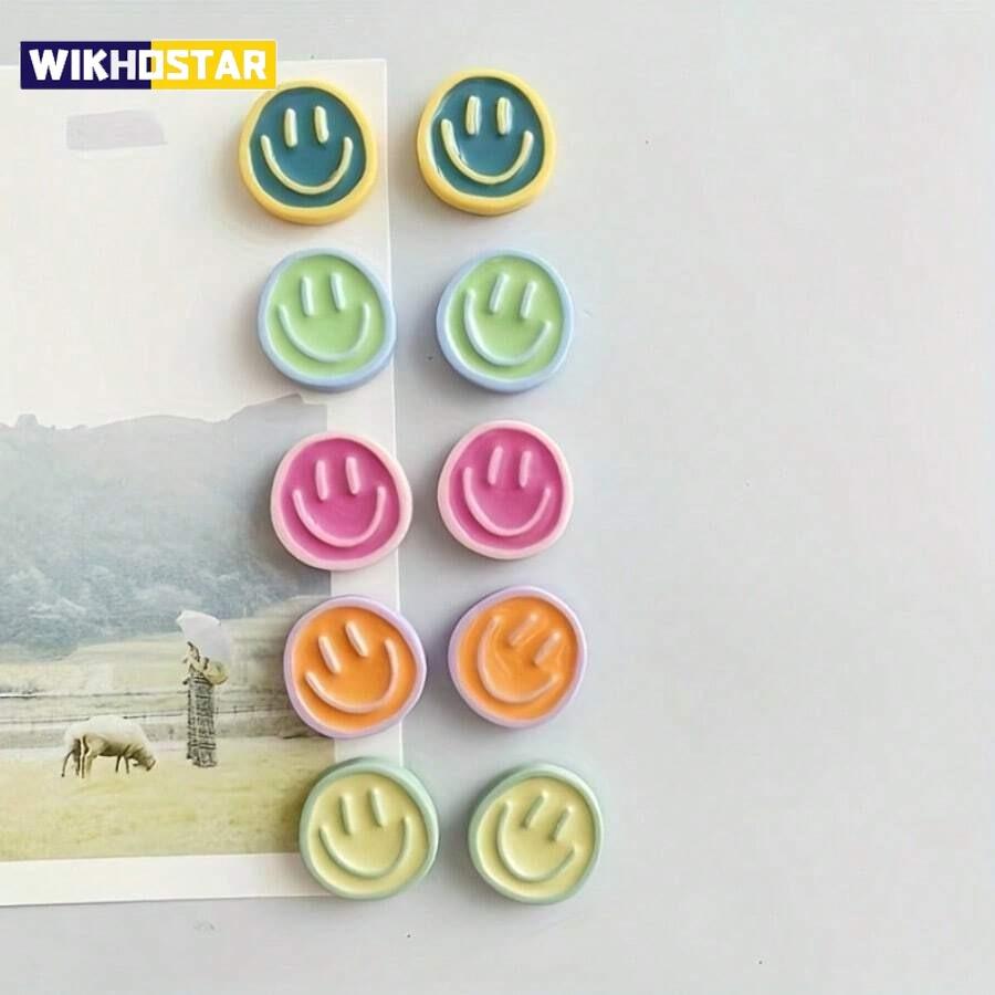 5pcs Cartoon Refrigerator Magnets, Personalized Home Whiteboard Decoration, Photo Message Board