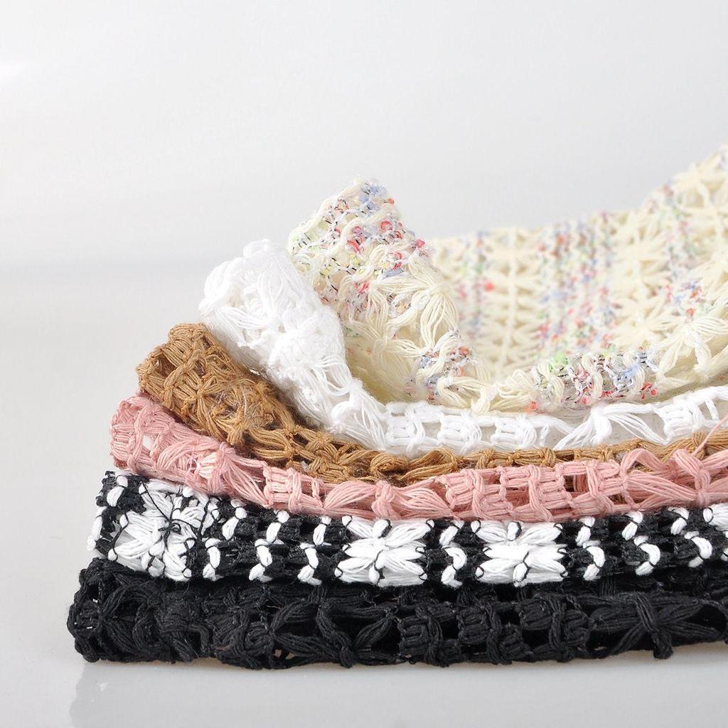 Jarný a letný čipkovaný sieťovaný klobúk Baotou Dámsky dutý priedušný tenký jednovrstvový skladací klobúk