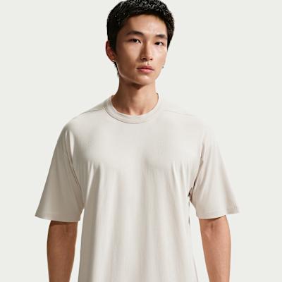 Nike T Shirts Men s White/Black Crew Neck Moderate M