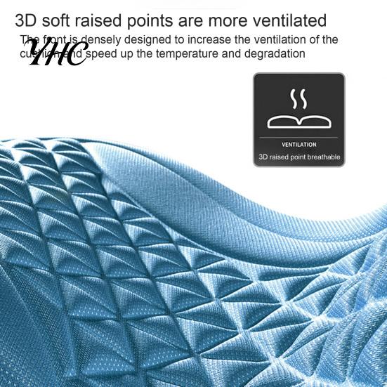 Car Seat Cover Cushion Breathable Non-slip Square 3D Raised Point Four Seasons Universal Butt Comfortable Sitting Solid Color Auto Interior Front Mat