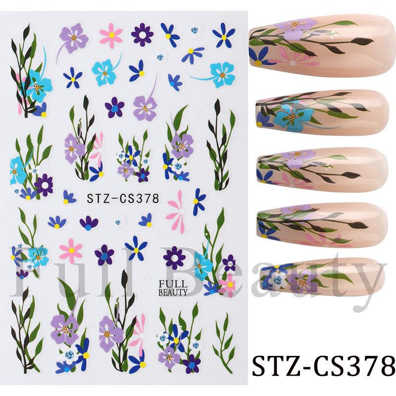 Nail Art Stickers Ins Red Lip Cherry Strawberry Y2K Sweet Cool Style Bow Digital Adhesive Nail Stickers