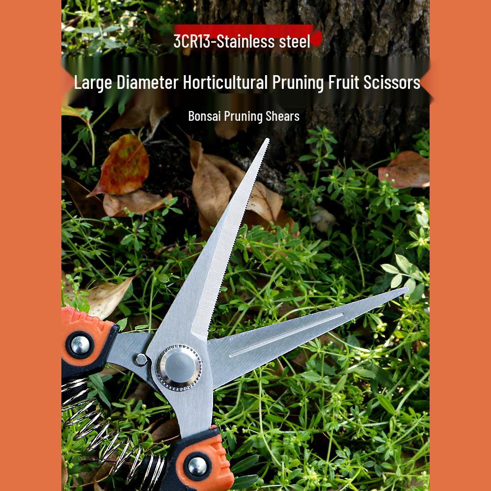 Pruning Shears: Multi-Use Garden, Grape, & Floral Scissors for Fruit Trees & Landscaping