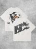Y2K Style Printed Men's T-shirt 100% Cotton Fabric Summer Street Style Short Sleeve Women Cool Design Retro Summer