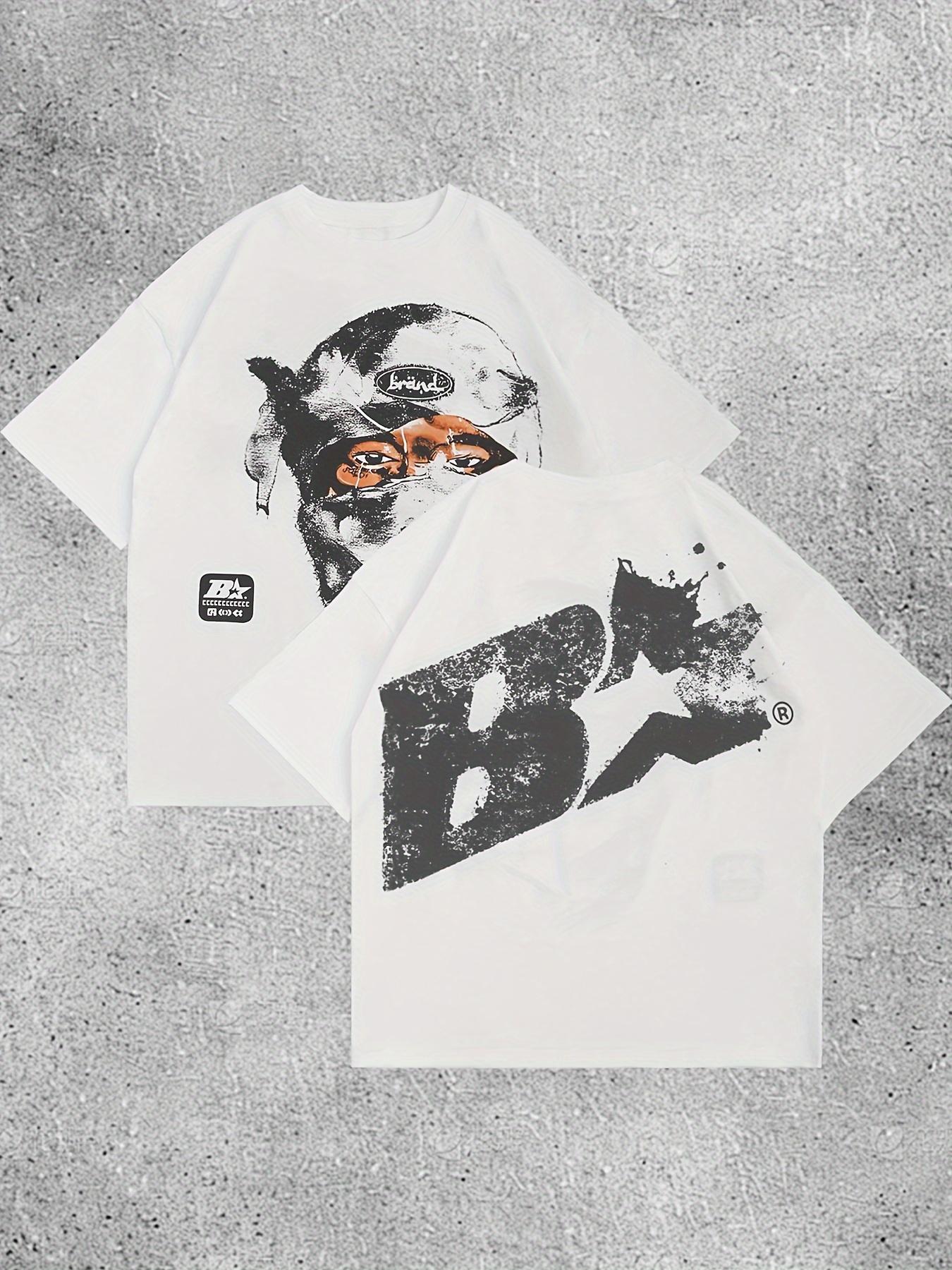 

Y2K Style Printed Men s T-shirt 100% Cotton Fabric Summer Street Style Short Sleeve Women Cool Design Retro Summer M