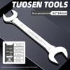 Metric Mirror Finish Double End High Hardness Open End Wrench - Multi-Spec Hand Tool