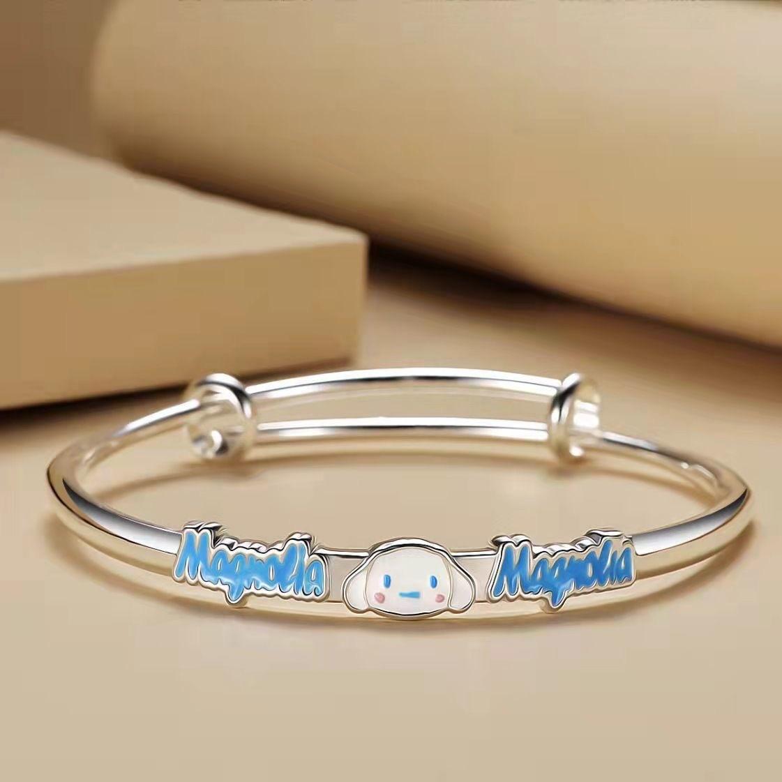 

Браслет Sanrio Cinnamoroll в том же стиле, Хит продаж, Кавайный браслет для лучшего друга, Подарок для девушки S125