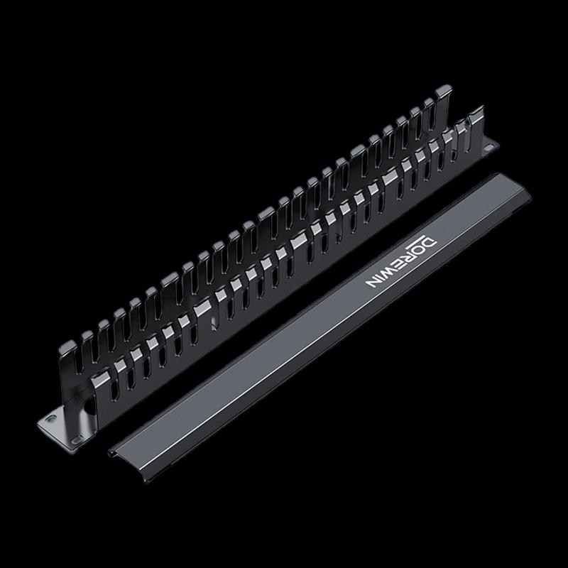 DOREWIN 24-Port Gold Edition Network Cable Management Rack