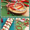 Christmas Bracelet Beaded Set Jewelry Making Soft Pottery Friendship Letter Bead Set Diy Jewelry Accessories