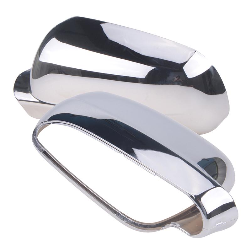 Rhyming Rearview Mirror Cap Wing Side Mirror Cover Housing Fit For Golf 4, MK4, Bora 1998 - 2004 Car Accessories Chrome