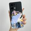 For OPPO Reno 13 CPH2689 Reno13 Phone Case Soft Silicone Funda Sweet Painted Fashion Cartoon Bumper Coque Printed Back Cover