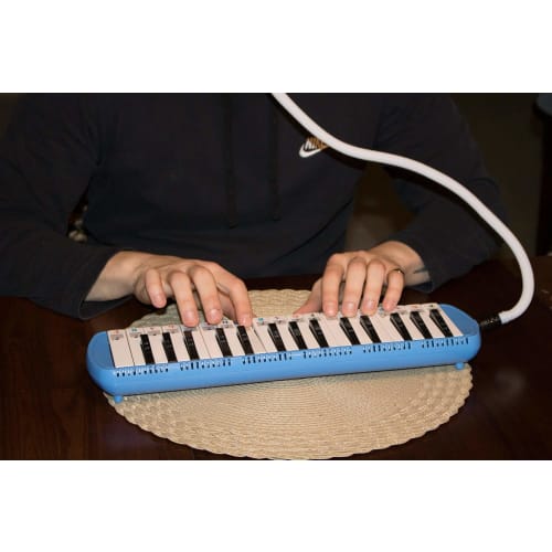 Piano Stickers for QMG 32/37 Key Melodica - Transparent and Removable with Free Piano Ebook