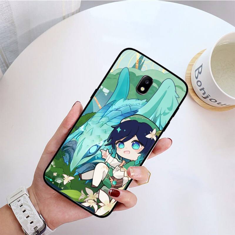 Hra Genshin Impact Venti roztomilé pouzdro na telefon pro Samsung Galaxy J7 PRIME J2Pro2018 J4 Plus J5 PRIME J6 J7 Duo Neo J737 J8