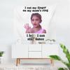 Aertemisi I Cut My Finger on My MomS Ring I Hope I Can Still Dance Tapestry Wall Hanging Art for Bedroom Living Room Decor