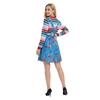Halloween Ghost Doll Cosplay Costume Chucky Women's Dress Cosplay Party Stage Performance Outfit