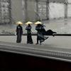 3 stk 50 mm Resin Mini Figurer Model Gamle Japanske Ninja Kinesiske Samurai Kriger Modellering Cool Miniatur Bil Dekoration Gaver