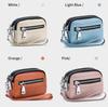 Women's Double Zipper Leather Clutch: Large Capacity Multifunctional Coin Purse & Small Handbag