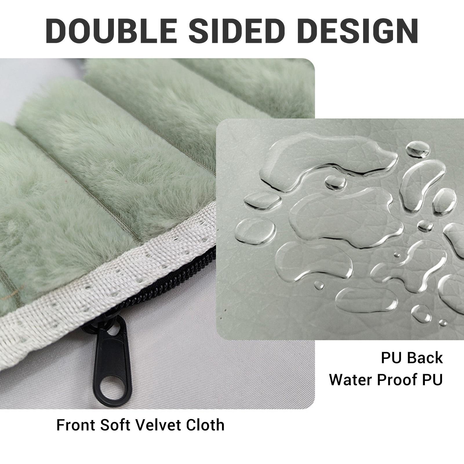 Toilet Heated Seat Pad Washable Fabric USB Powered Toilet Warmer Dual Sided Design 43x37cm Water Proof PU for Home Bathroom rosa