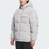 adidas Long Sleeve Hooded Solid Color Down Jacket Unisex Outerwear KQ5541
