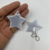 13-Color Reflective Star Pendant: Customizable Logo Keychain & Backpack Ornament