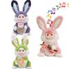 Dopamine Electric Musical Plush Rabbit Toy Stuffed Doll Decoration Gifts Kids