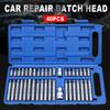 40Pcs High Quality Hexagonal Wrench Set Extended Screwdriver Batch Head Set Automotive Repair
