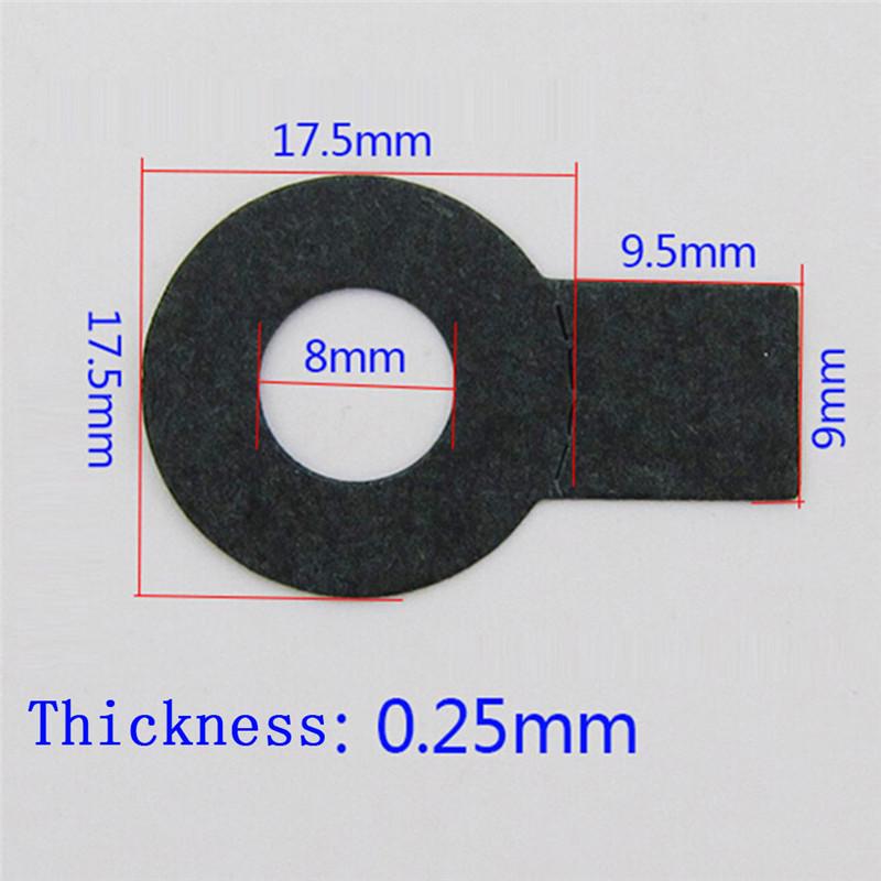 70Pcs 18650 Insulating Pad Battery Protection Gasket Barley Paper Single Pad