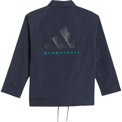adidas The 2024 Collection Chapter 03 Basketball Coach Jacket Unisex Outerwear Midnight-Blue IW5642