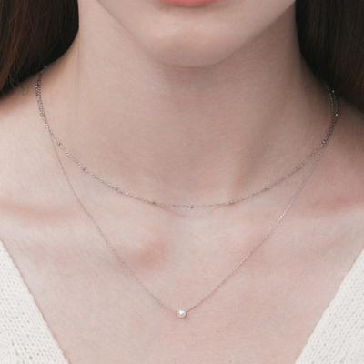 Dusk Pearl Layered Necklace