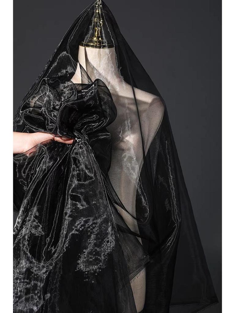 Gradient Organza Mesh Veil Skirt Fabric for Creative Decorations