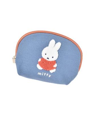 Marimo Craft MIFFY Colorful Sagara Series Tissue Pouch, Blue, Fluffy Material, for Cosmetics and Small Item Storage, Approximately W145 X H105 X
