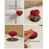 8Pcs Toilet Press Button Easy Installation Clean Reusable Heart-Shaped Design Toilet Flush Button Replacement