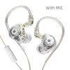 KZ EDX PRO Headphones Wired HIFI Stereo Bass Music Cable Earplugs In-Ear Sports Headphones Noise Reduction Game Headphones.