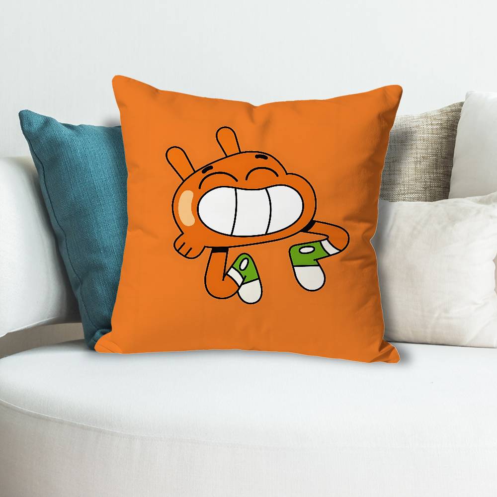 Cartoon AAmazing World GGumball Various Sizes Square Pillow Case For Car Home Bedchamber Decor Custom Valentine gift