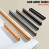Black/Gray/Gold Solid Aluminum Alloy Cabinet Handles with Screws,Kitchen Cupboard Knobs,Drawer Pulls,Furniture Handle Hardware