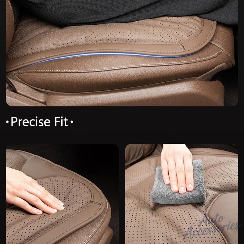 TIIU6 New Luxury Car Velour Cushion Breathable Seat Cushion Pads Cover BMW Accessories For BMW F30 E60 F20 E46 E90 F10 G60 X5 Sticker
