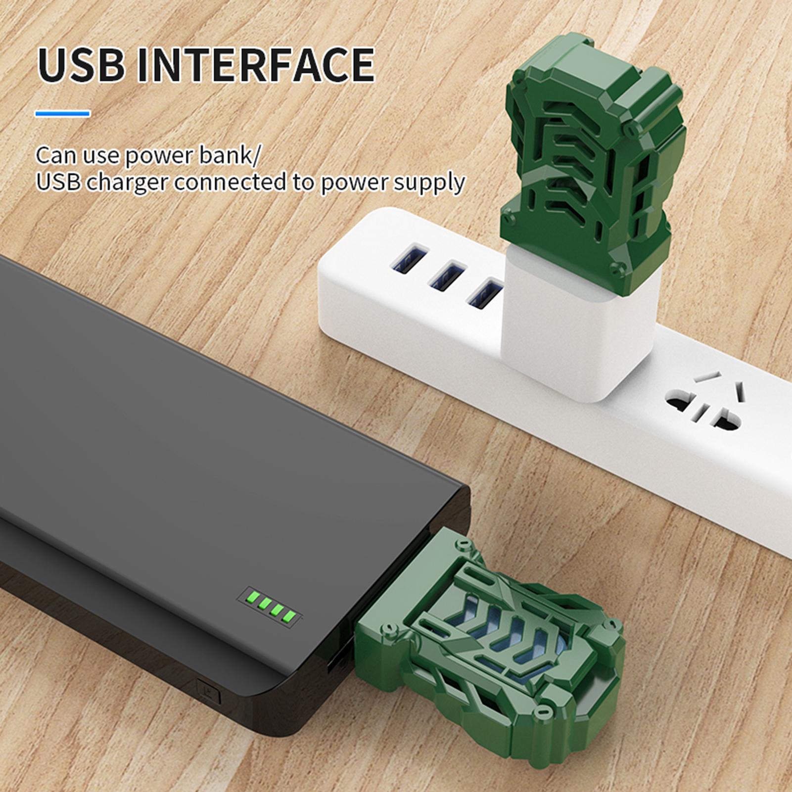 Mosquito Repellent Portable USB Plug-in Mosquito Repeller Heated Electronic Mosquito Killer with 4 Mosquito Repellent Tablets for Indoor Outdoor Campi