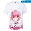 Re Zero 3D potištěné tričko s krátkým rukávem pro léto Muži Ženy Kreslené oblečení Rem a Ram Japonská anime košile Trička
