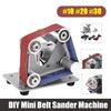 Electric belt grinder Belt Sander DIY Polishing Grinding Machine Mini Cutter Edges Sharpener Belt Head Sander DC12~24V