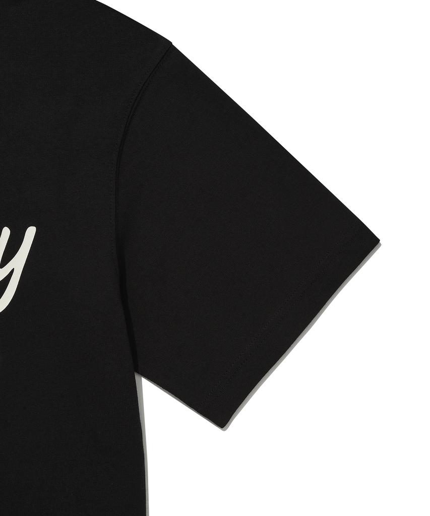 WACKY WILLY Big Lily Short Sleeve T-Shirt Black